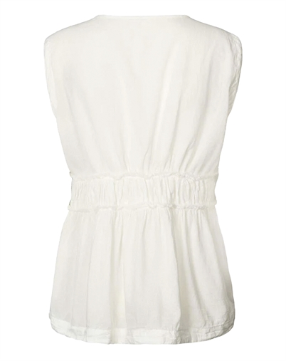 Rabens Saloner - Helfred Cotton Top - White